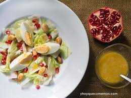 Ensalada Con Granada Y Vinagreta De Miel Recetas Y Hoy Que Comemos Ensalada De Granos Ensaladas Recetas De Cocina