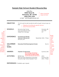Extracurricular activities, sports and clubs. Resume Sample For High School Student No Experience