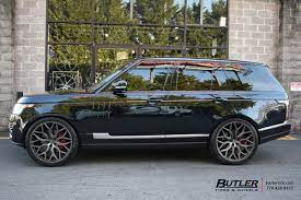 Land Rover Range Rover With 24in Vossen Hf-2 Wheels Exclusively From Butler Tires And Wheels In Atlanta Ga Range Rover Range Rover Supercharged Land Rover