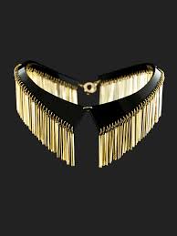 yunus elizabeth black and gold choker schmucktrends modeschmuck und halskette