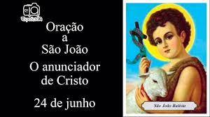 João batista era um profeta, primo de jesus cristo. Oracao A Sao Joao Batista O Anunciador De Cristo Youtube