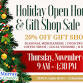 Holiday Open House & Gift Shop Sale event image