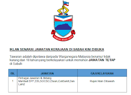 Jawatan kosong kerajaan terkini di jabatan bomba dan penyelamat malaysia ogos 2018 | jawatan kosong terkini di jabatan bomba. Senarai Jawatan Kosong Kerajaan Terkini Di Sabah 2021 Iklan Kekosongan Jawatan Kerajaan Swasta