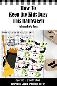 Halloween Birthday Party Game Ideas Halloween Party Games Birthday Games For Kids Classroom Etsy Halloween Party Games Kids Halloween Games For Kids Birthday Games For Kids