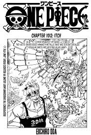 Chapter 1017 by oda eiichiro. One Piece Chapter 1012 One Piece Manga Online