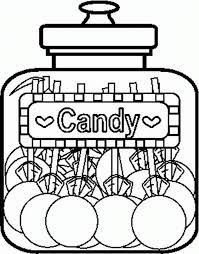 Candy canes, gum balls and more fill this candy jar just in time for a sweet christmas treat. Candy Jar Coloring Page Coloring Coloring Home