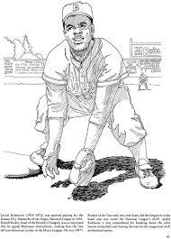 When we think of october holidays, most of us think of halloween. Welcome To Dover Publications Jackie Robinson Coloring Pages Theme Activity