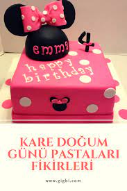 kare dogum gunu pastalari cin farkli ve yaratici oneriler dogum gunu pasta yaratici