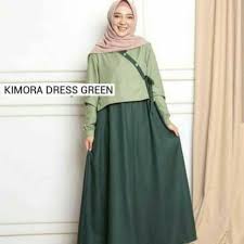 Pilih model gamis ibu hamil dengan motif dan warna cerah. Gamis Untuk Ibu Hamil