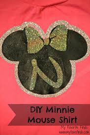 Diy Minnie Mouse Shirt Layering With Htv A Princess And Her Pirates