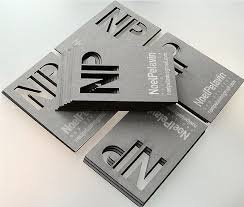 Designed by merge creative and touchpoint. High End Laser Cut Business Cards Die Cut