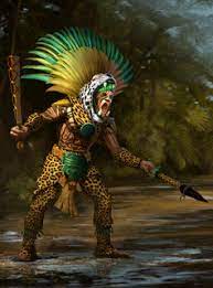 Jaguar Knights The New World Obsidian Portal Aztec Warrior Aztec Art Mayan Art