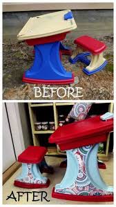 Step2 And Little Tikes Upcycle Ideas Painting Kids Furniture Desk Makeover Kids Furniture