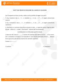 Il riconoscimento di debito è l'atto con il quale un soggetto dichiara di essere debitore di un altro soggetto. Scrittura Privata Per La Riduzione Del Canone Di Locazione