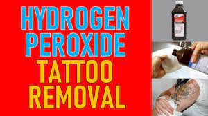 After spending a few minutes exfoliating, dab hydrogen peroxide on the area. Hydrogen Peroxide Tattoo Removal Natural Tattoo Removal Methods Youtube