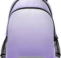 Mochila para computadora portátil de color morado claro degradado, mochila  escolar para niños, mochilas para niñas, niños, mujeres y hombres, ...