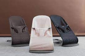 Babybjorn Wipstoeltje Relax Bliss Mesh Pearl Roze De Gele Flamingo