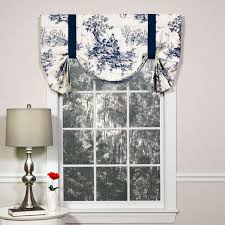 A textured geometric pattern adds style to these woven drapes that cut costs on your heating and. Tie Up Valances Solid Colored Patterned Prints
