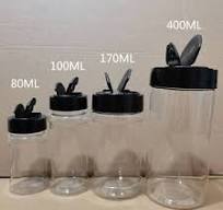 170ml Plastic Jar - BPA Free Round Food Grade Container