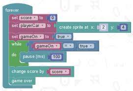 Micro Bit Car Racing Step 1 Racing Games Coding For Kids The Game Is Over