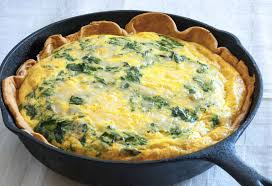 Quiche In Cast Iron Skillet Cooking Food Cast Iron Skillet