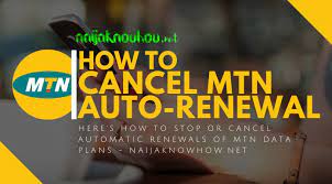 Maybe you would like to learn more about one of these? How To Stop Or Cancel Auto Renewal On Mtn Data Plan Naijaknowhow