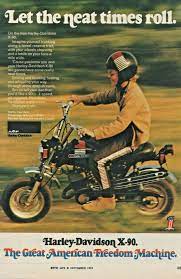 Harley Davidson X 90 Mini Bike New Harley Vintage Ads