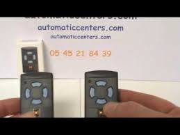 Toutes les télécommandes ne vont pas avec toutes les installations. Programmation Telecommande Hormann Hsm4 Youtube