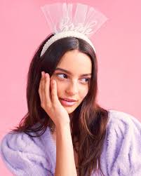 Bachelorette Party Decorations Pearl Bride Headband White Headpiece Bridal  Shower Gift, Bridesmaid Favors