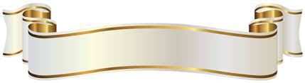 White And Gold Banner Png Clipart Image Faixa De Fita Fita Png Cartoes De Cafe