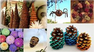 Home decor ideas.with pine cones. 15 Beautiful Pine Cone Crafts To Make Stunning Home Decor