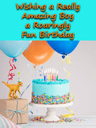 It's almost impossible not to feel happy when you see the fun pop of rainbow confetti! Dino Fun Delicious Cake Birthday Card For Boys Birthday Greeting Cards By Davia