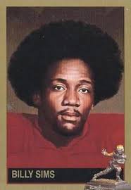 One successful return in today's mail: I sent the card in the first  picture…. He mailed back the card in pic #2. 'KUNG-FU' BILLY SIMS PO Box  3147 Copper, TX. 75019 1975