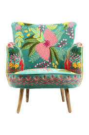 Jardin Boho Embroidered Armchair Furniture Ishka Armchair Furniture Floral Chair Funky Furniture