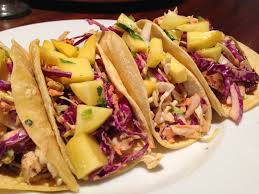 Mahi mahi fish tacos with mango slaw. Mahi Mahi Fish Taco S With Chipotle Cabbage Slaw And Mango Avocado Salsa Ski Boots In The Kitchen