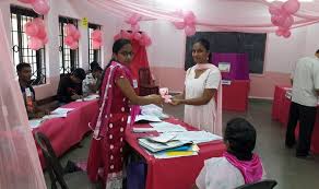 Polling station meaning, definition, what is polling station: Delhi Sets Up 19 Pink Polling Booths Exclusively For Women Shethepeople Tv
