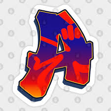 Graffiti is renowned to be writings on the wall or other surfaces, often without permission. Letter A Night Sky Graffiti Sticker Teepublic
