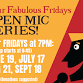Four Fabulous Fridays: Open Mic Series
