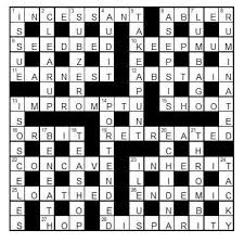 Universal daily crossword is what you need. Bridgespotter S Cryptic Crosswords New Zealand Doctor