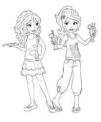 Friends tv show color wonder coloring books for adults, teenagers colouring page. Lego Friends Coloring Pages Best Coloring Pages For Kids