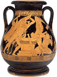 Attic Red Figure Pelike From Thespies Boeotia By The Pan Painter Ca 470 B C Amphora Ancient Greece Art Ancient Greek Art Greek Paintings
