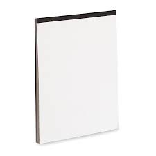 quartet plain bond flip chart easel pad