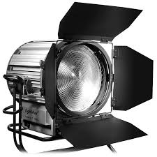 12kw Hmi Fresnel Light Kit With Electronic Ballast Lightstar Includes 15 Meter Head To Ballast Cable Barn Doors Ikan