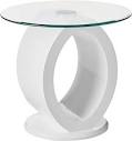 Amazon.com: Furniture of America Xenda Modern Oval Glass Top X ...