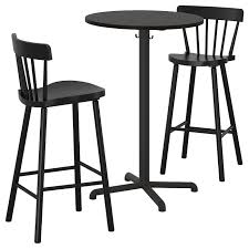 Choose latest bar stools & bar chairs for your home or bar counter online. Stensele Norraryd Bar Table And 2 Bar Stools Anthracite Anthracite Black Ikea