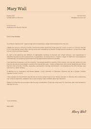 These sample cover letters, each designed for a specific job type, use these key criteria to provide a practical and persuasive example. Physics Teacher Cover Letter Example Kickresume
