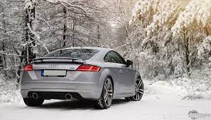 2015 Audi Tt Is The Perfect Snow Angel Carscoops Audi Tt Audi Audi Tt Roadster