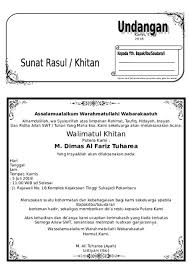 100%(8)100% found this document useful (8 votes). Contoh Undangan Khitanan Dan Aqiqah