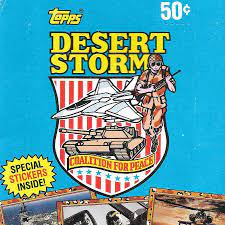 Add to favorites desert storm trading cards nos nib topps kuwait iraq us vintagesqualor 5 out of 5 stars (1,681) $ 147.95 free shipping add to favorites. 1991 Topps Desert Storm Trading Cards Checklist Set Info More