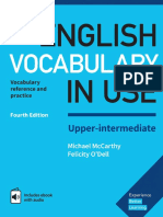 B2 upper intermediate students book paperback table of contents . Vocab In Use Upper Intermediate Pdf English Language Noun